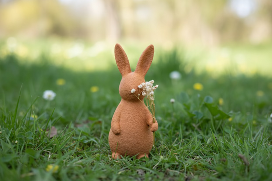 Coelhinhos com Flores Secas