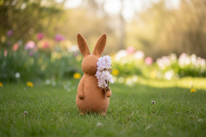 Coelhinhos com Flores Secas