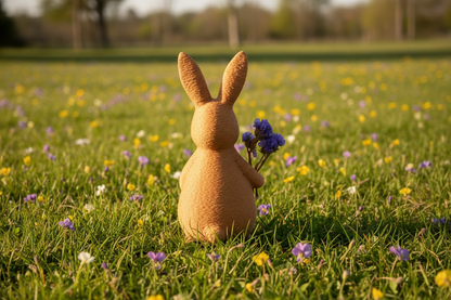 Coelhinhos com Flores Secas