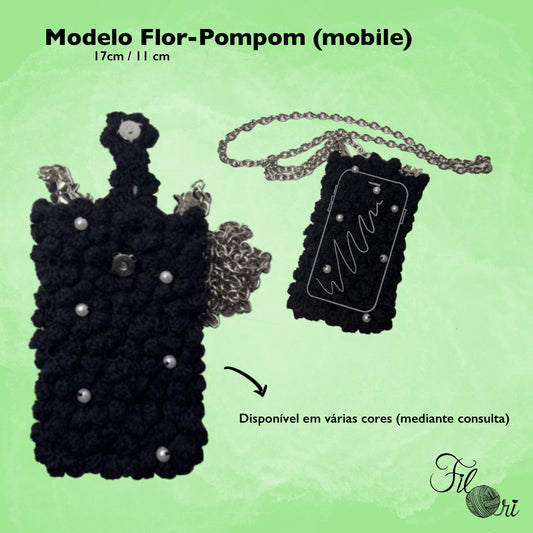 Bolsa Flor-Pompom (mobile)